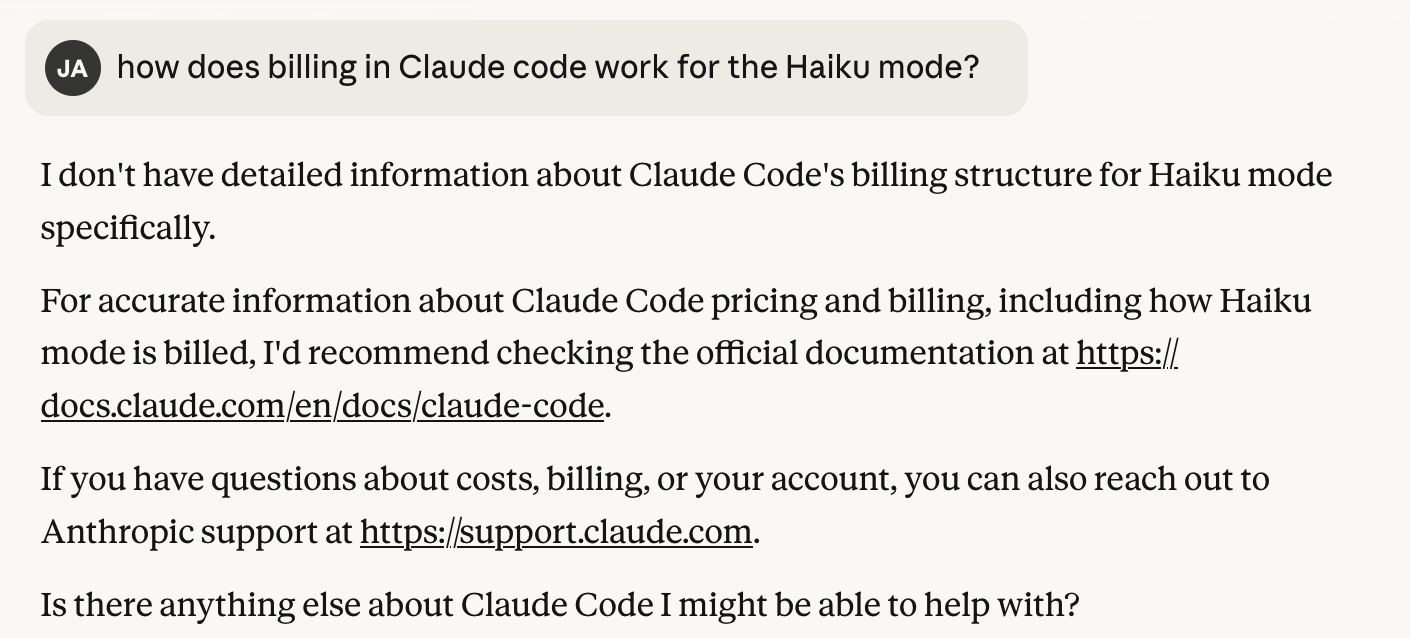 Claude billing